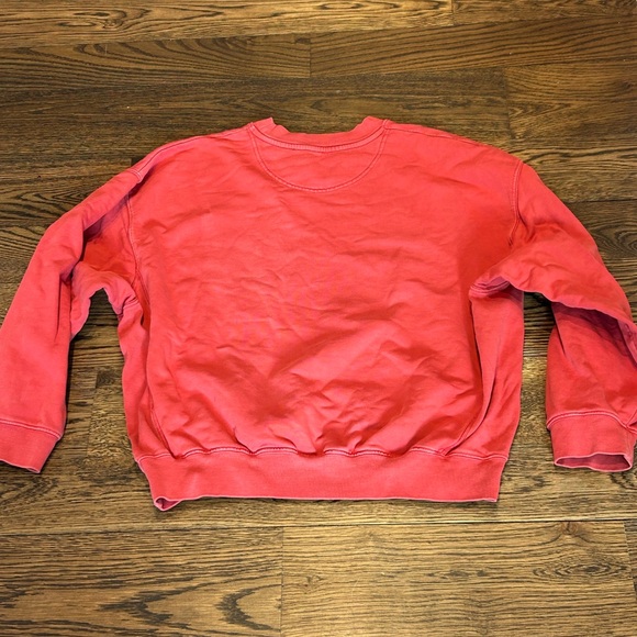 Anine Bing Jaci Sport Red Sweatshirt - Picture 5 of 9